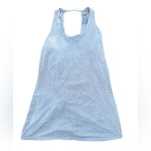 Athleta Essence Tie Back Tank - Womens Size Small - Gray